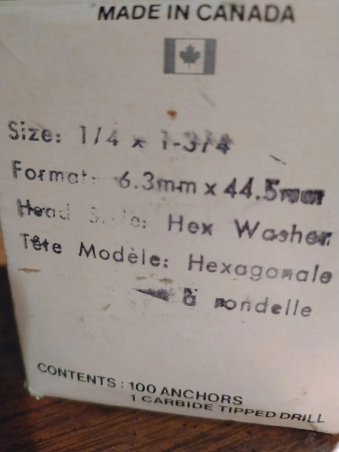 Ancres ISO-Drive Anchors 1/4 x 1-3/4 image indicator(2)