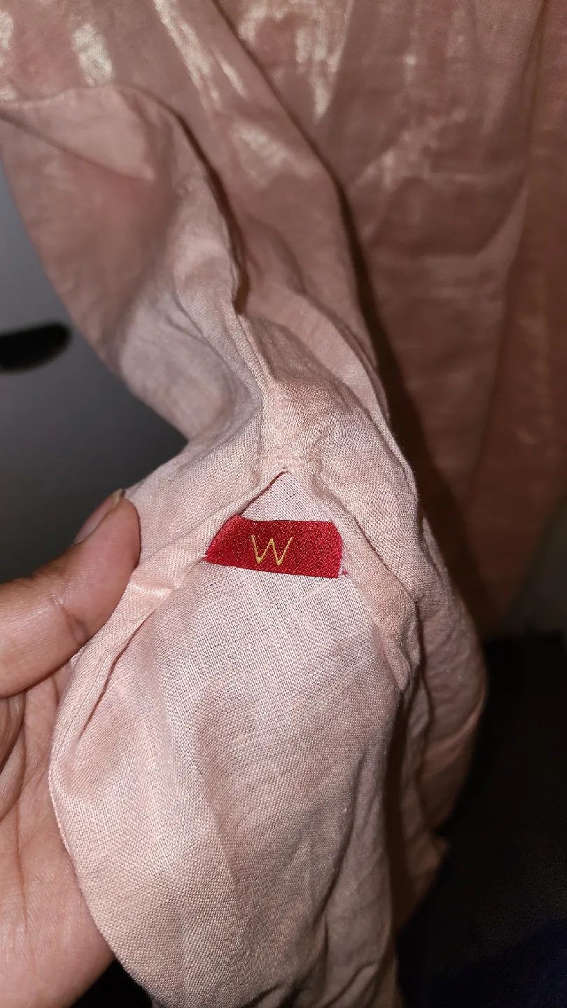 W Linen Pink Tunic/ Kurti image indicator(5)