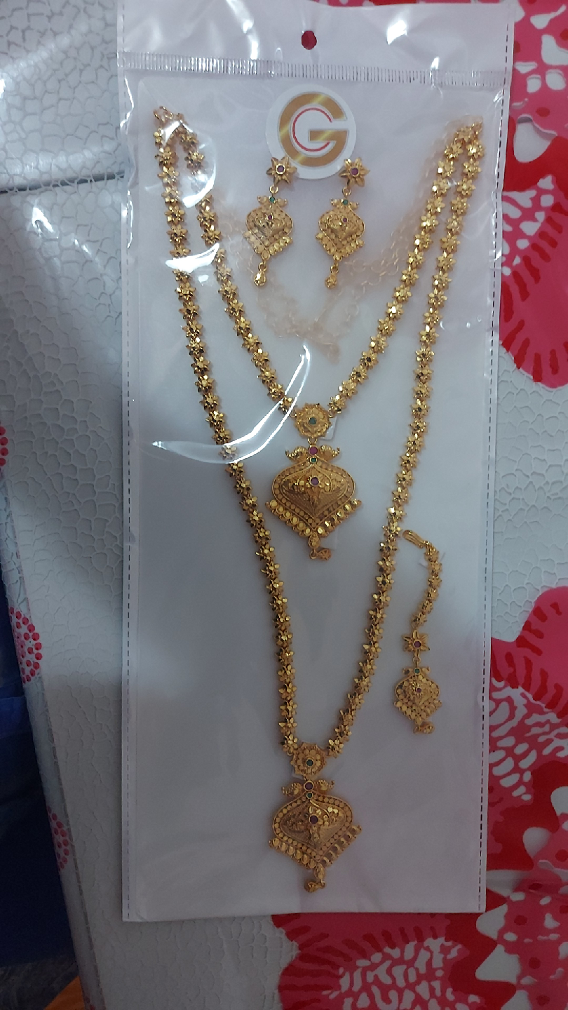 Gold Plated Necklace & Earring Set