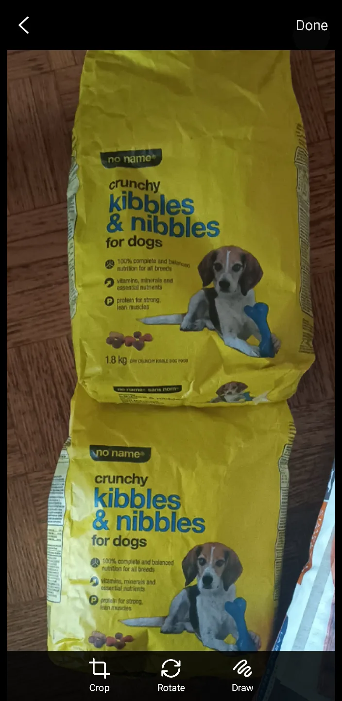 No Name Crunchy Kibbles & Nibbles Dog Food thumbnail