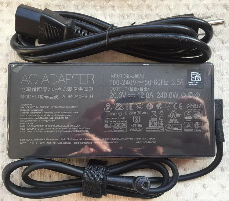 FHSJD 20V 12A 240W AC Adapter Charger Asus ROG Strix G15 image indicator(2)
