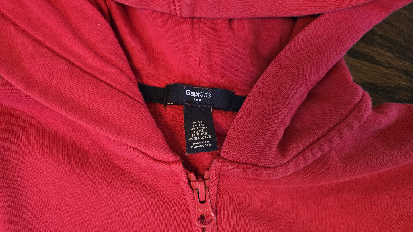 2 Gap Hoodie - Blue and Red - Size 12Y - photo 5