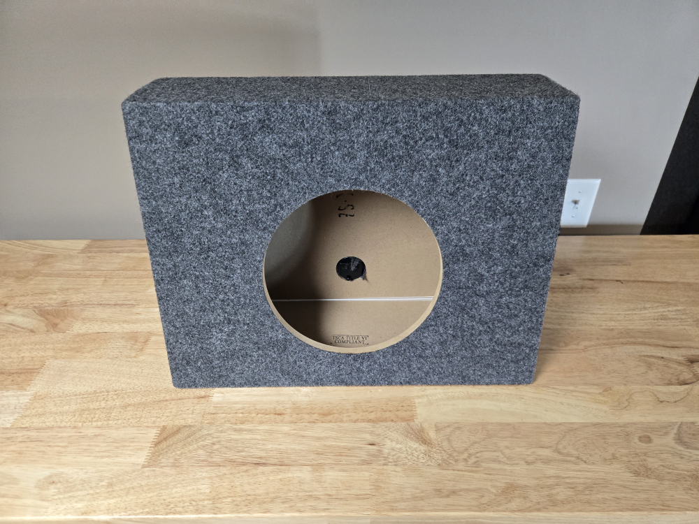 Brand New Slim 10" Sealed Subwoofer Enclosure - photo 3