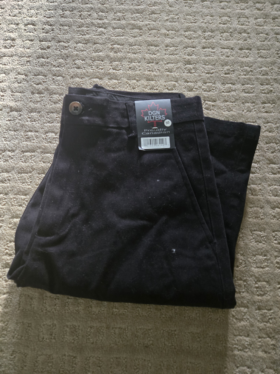 DGN Kilters Black Shorts - Size 30