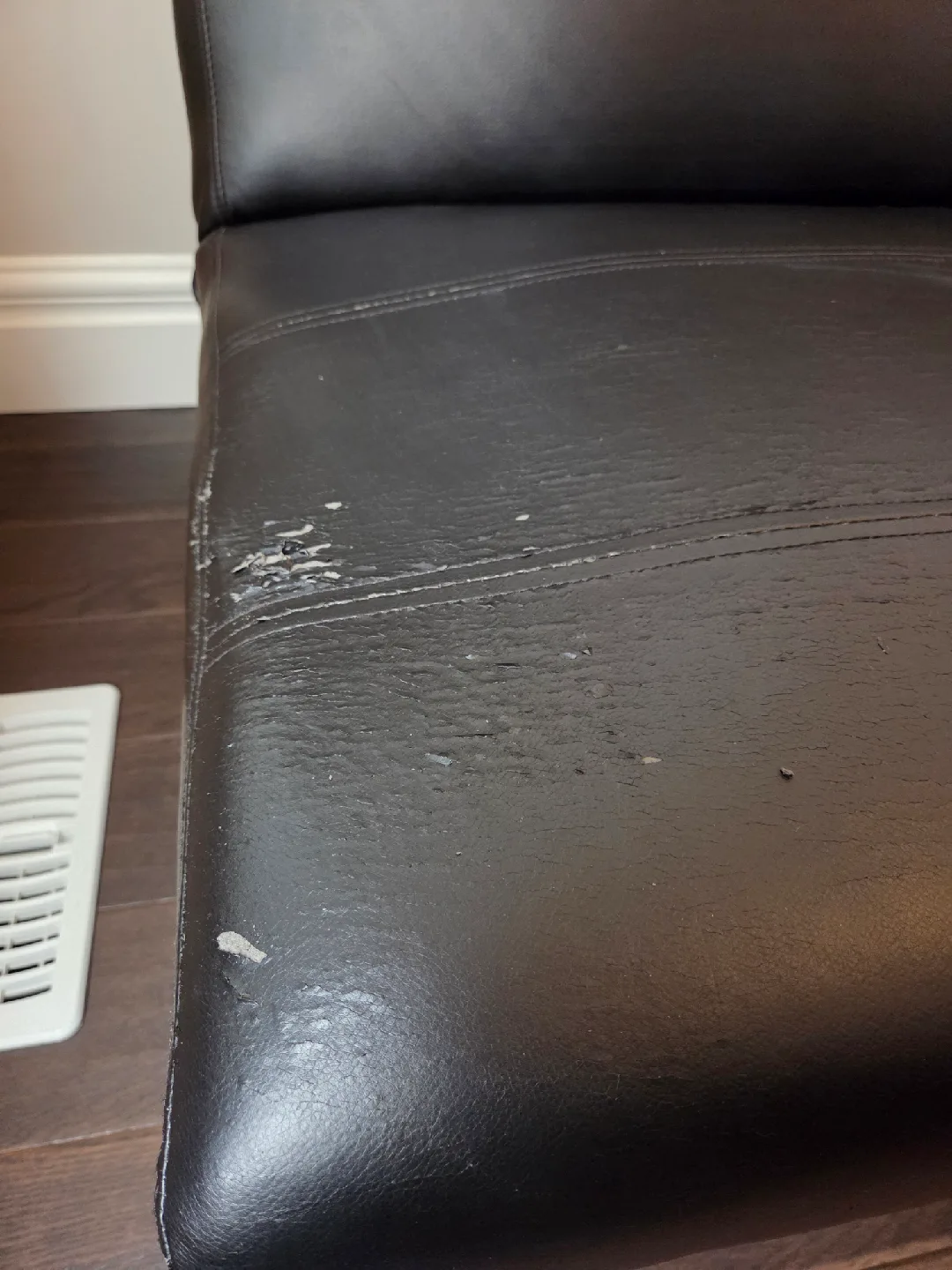 Black Faux Leather Sofa Bed image indicator(3)