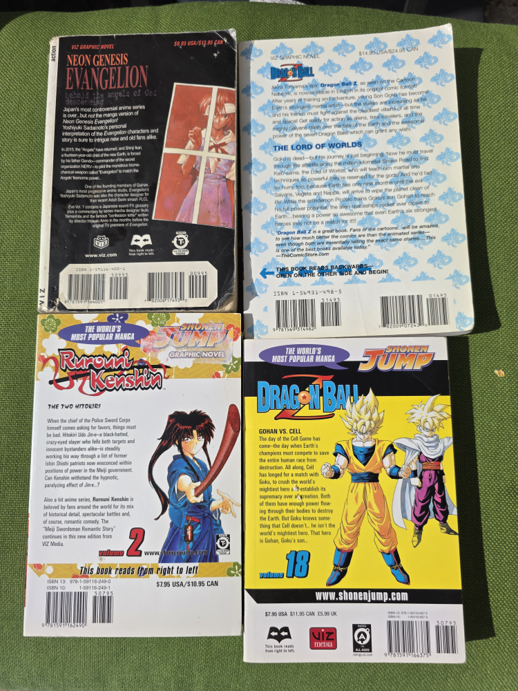 Manga Lot: Neon Genesis, Dragon Ball Z, Rurouni Kenshin - photo 2