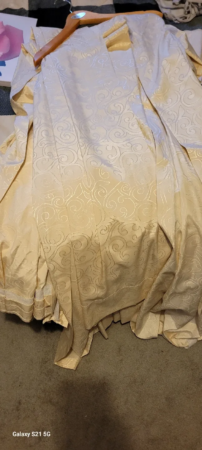 Curtains - Beige with Pattern