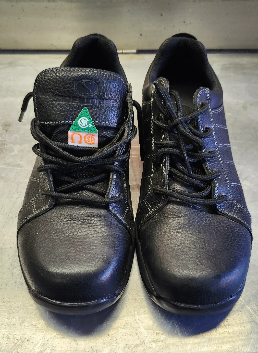 Mens Sidewinder Black Safety Shoes - Size 9 thumbnail