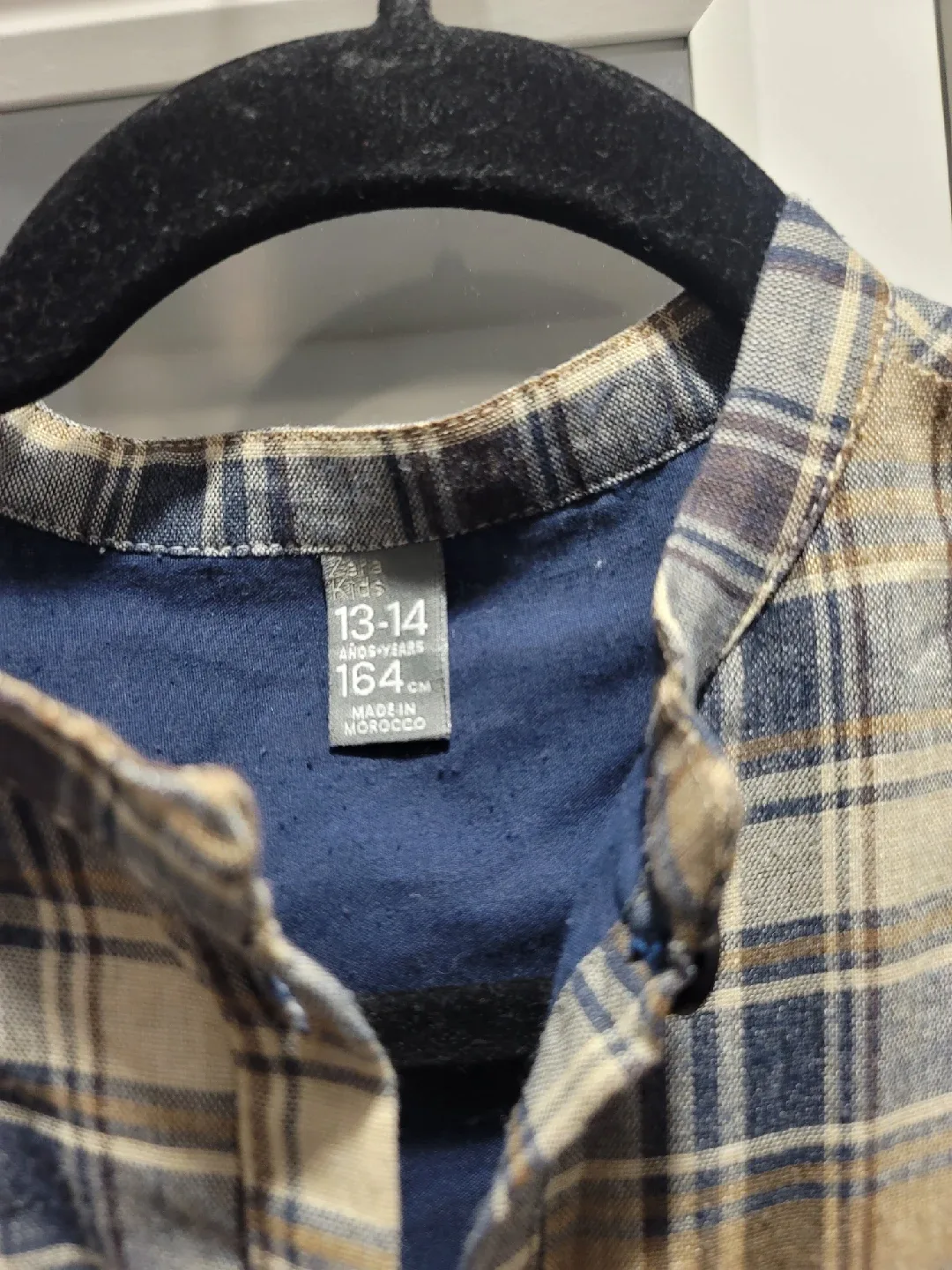 Kids Plaid Dress - Size Small in adults image indicator(3)