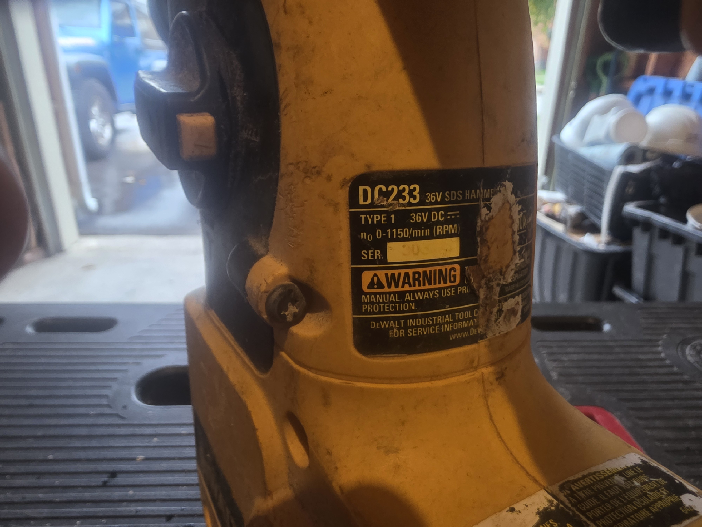 DeWalt DC233 36V SDS Hammer Drill - photo 2