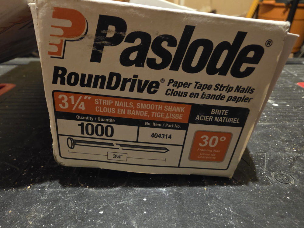Paslode RoundDrive 3 1/4" Strip Nails - 800Count - photo 2