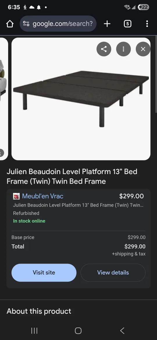 Julien Beaudoin Level Platform Twin Bed - 2 AVAILABLE image indicator(2)