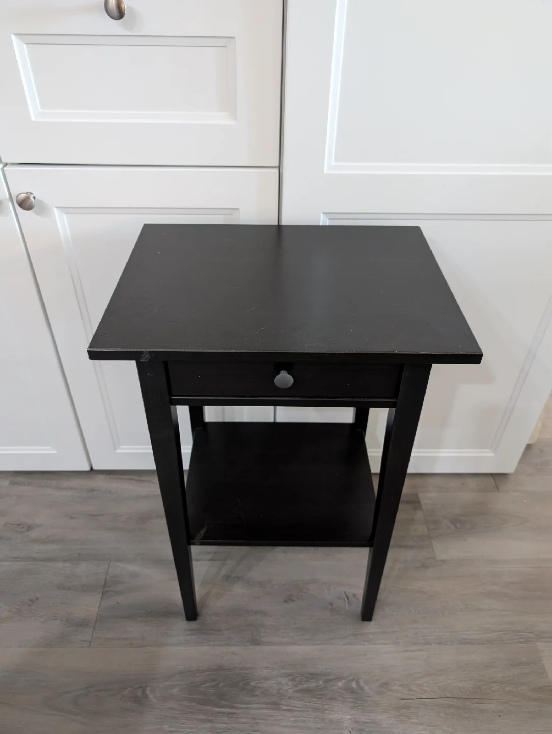 IKEA Hemnes Black Side Table thumbnail
