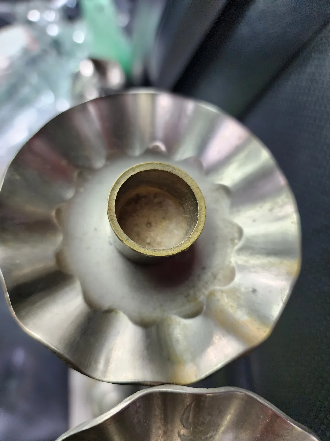 Brass Candlestick Holders - Set of 2 image indicator(4)