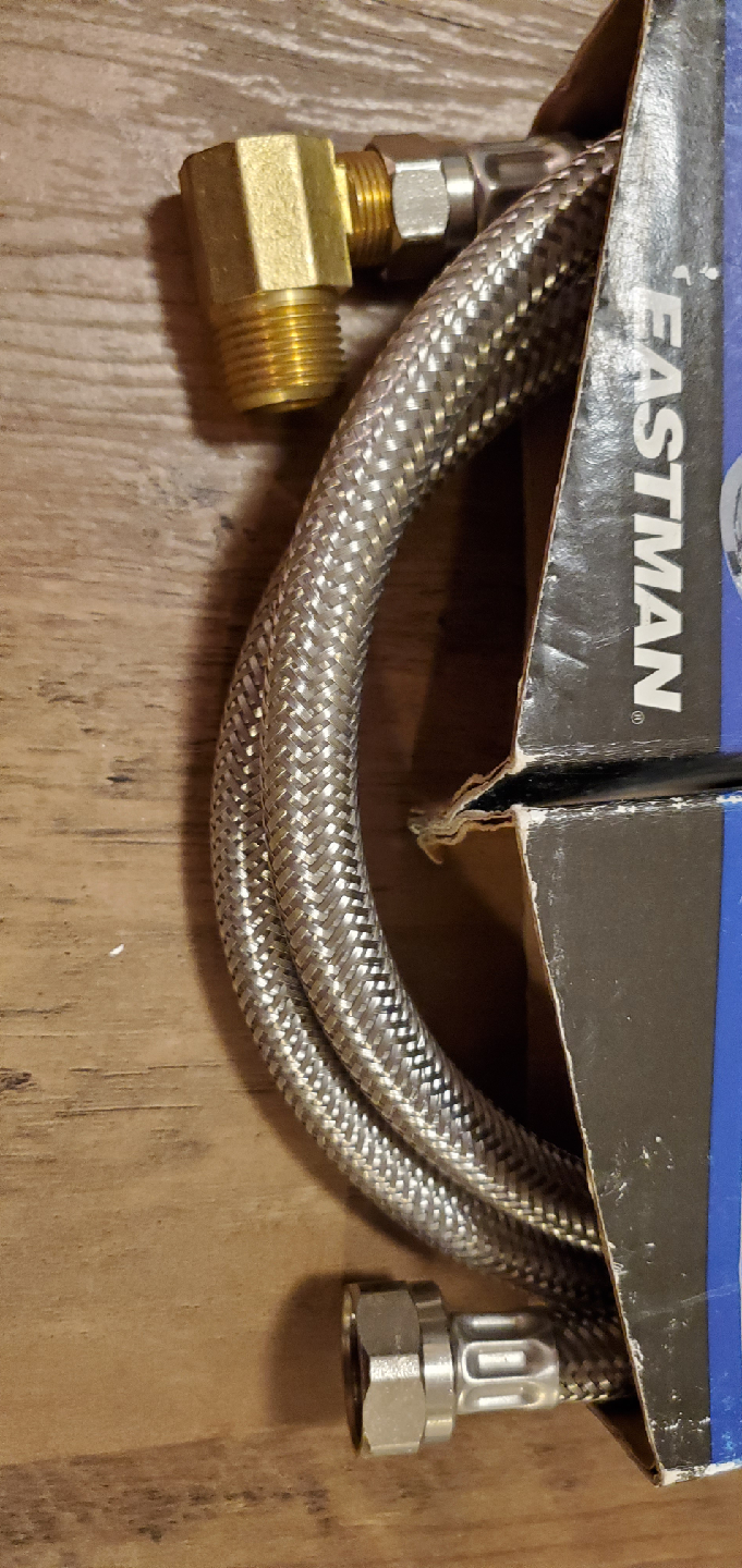 Eastman Dishwasher Connector  kit Hose fittings- 5ft - photo 4