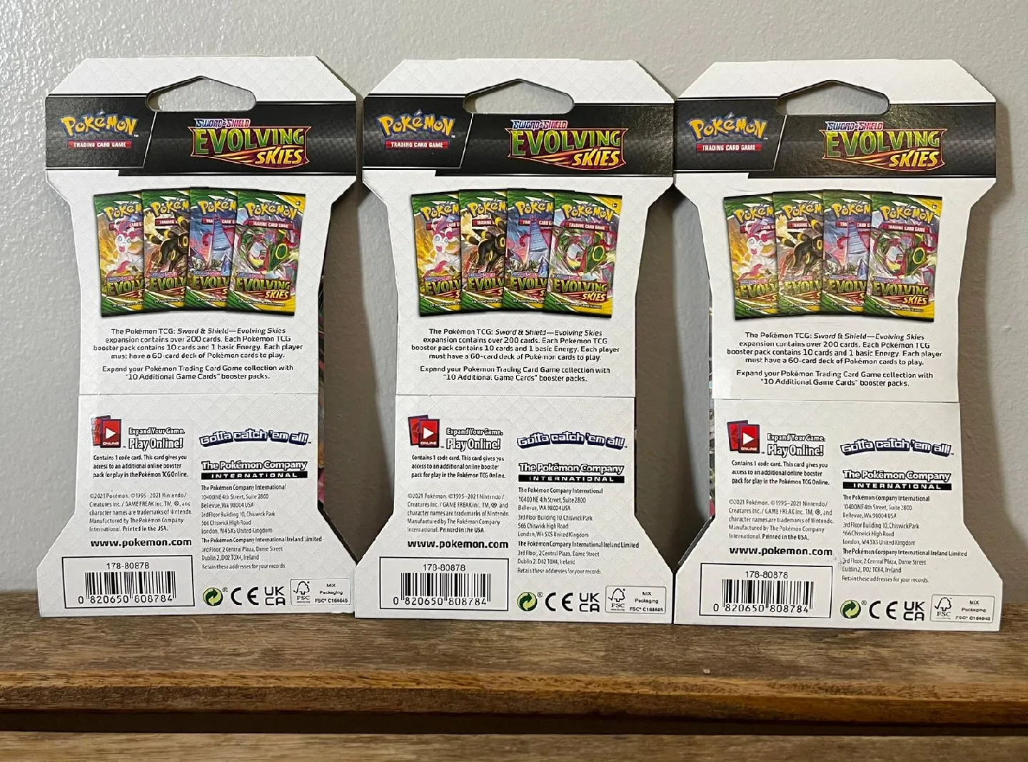 Pokemon TCG Evolving Skies Booster Pack $75 each image indicator(2)