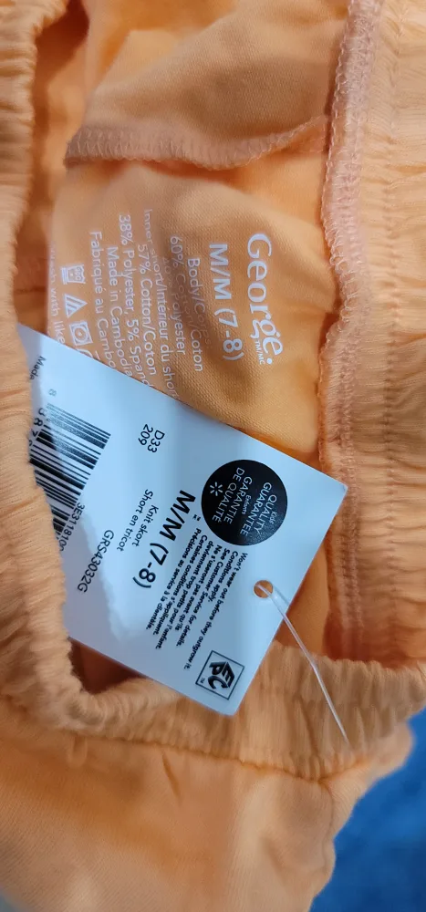 NWT George Girl's Shorts and Skort - Size M (7-8) image indicator(5)