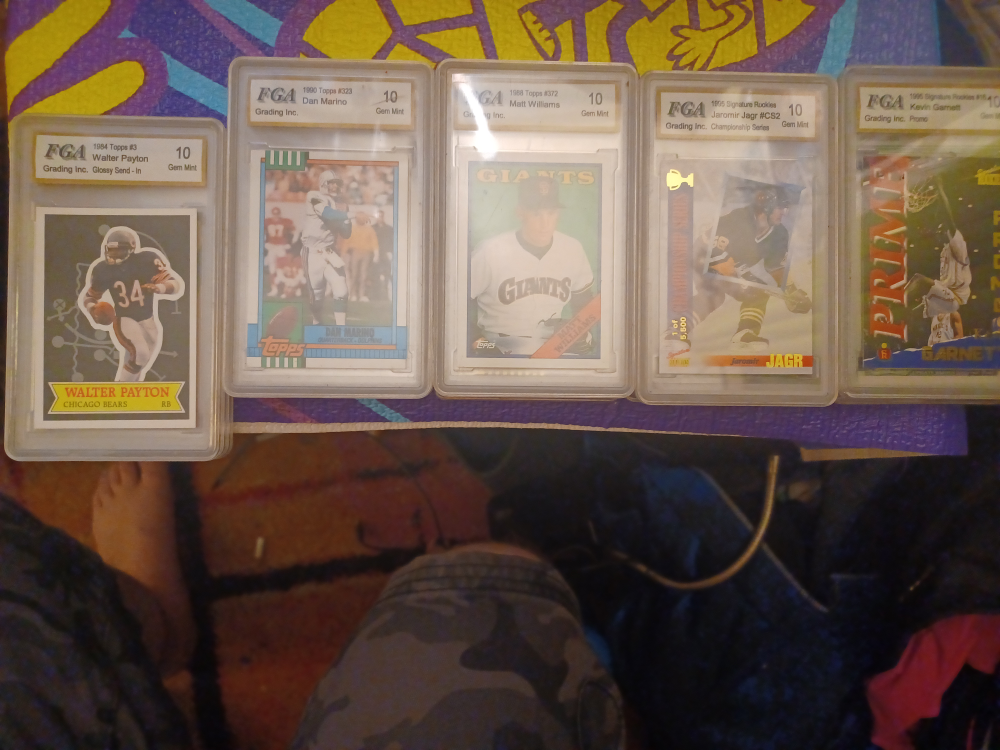 Graded Baseball & Football Trading Cards - Gem Mint - photo 3