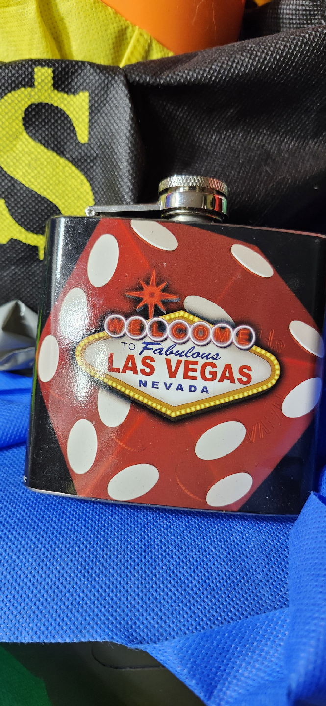 Las Vegas Stainless Steel 5oz Flask