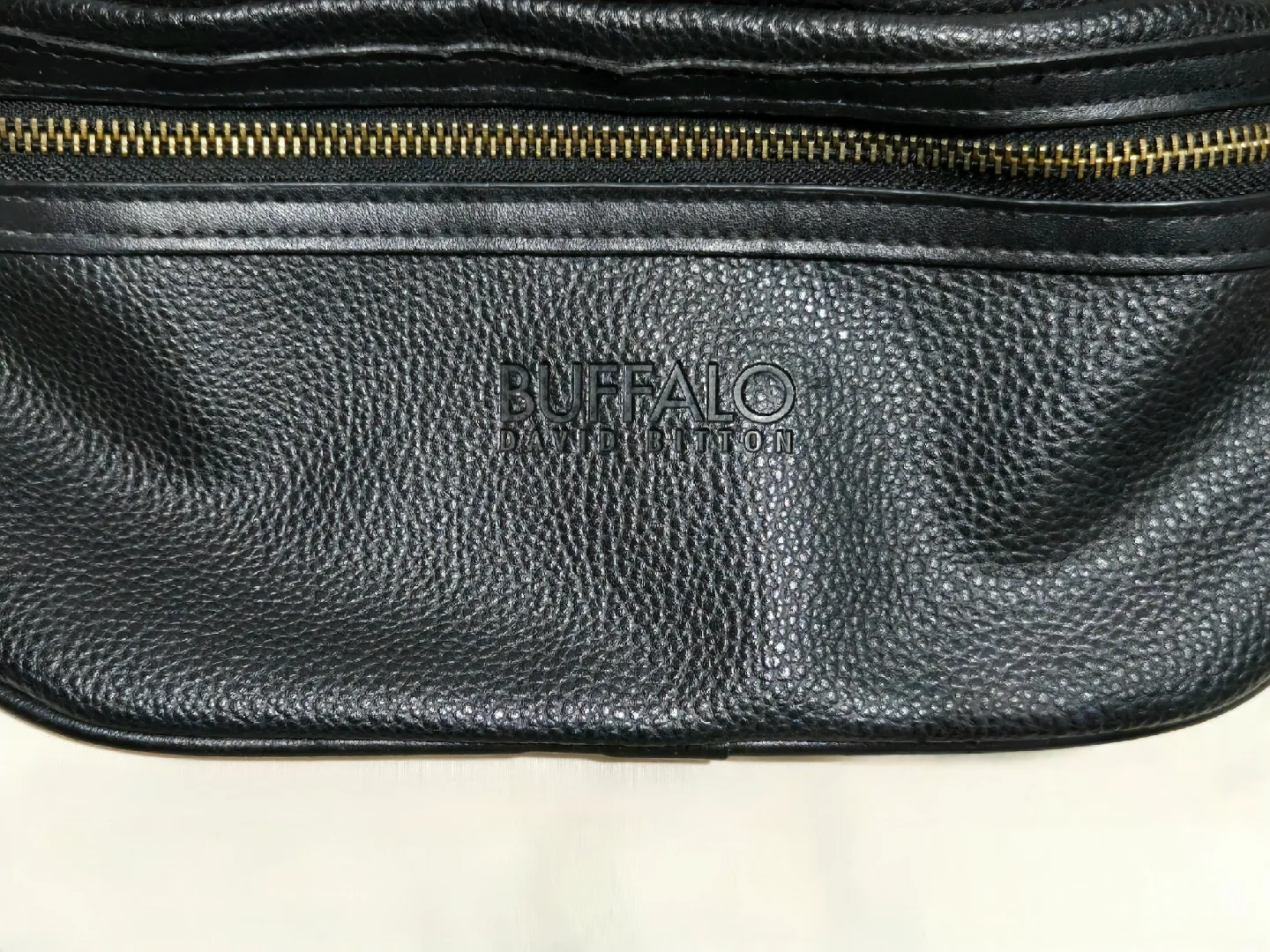 Buffalo David Bitton Black Leather Belt Bag image indicator(3)