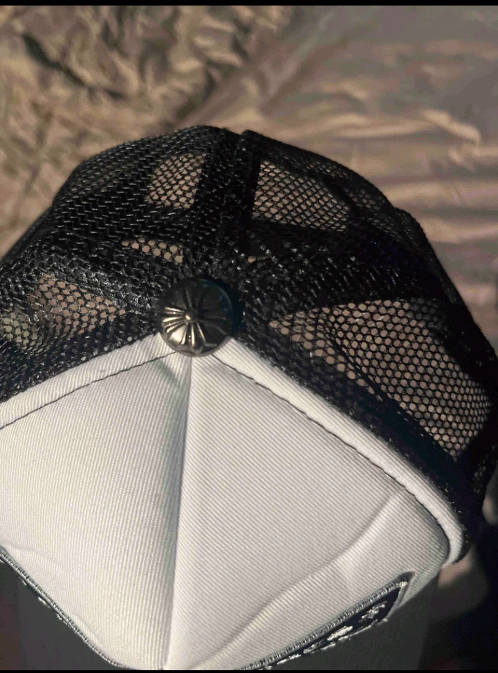 Chrome Hearts Black/White Trucker Hat - photo 2