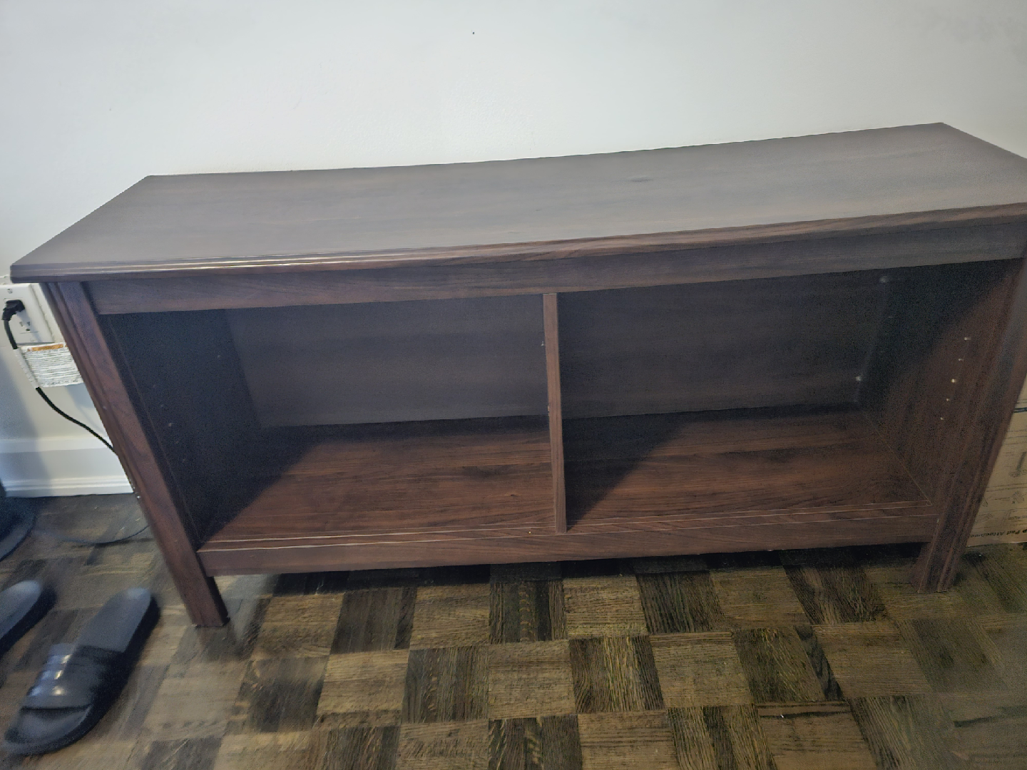 Dark Wood TV Stand ikea
