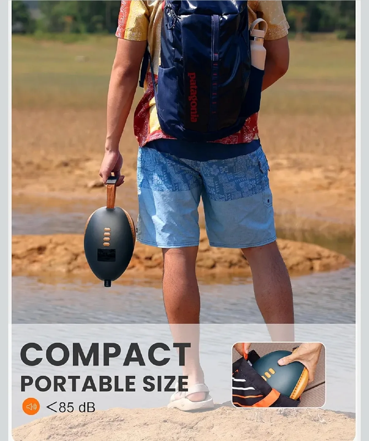 OUTDOORMASTER Dolphin Electric Air Pump - Portable image indicator(3)