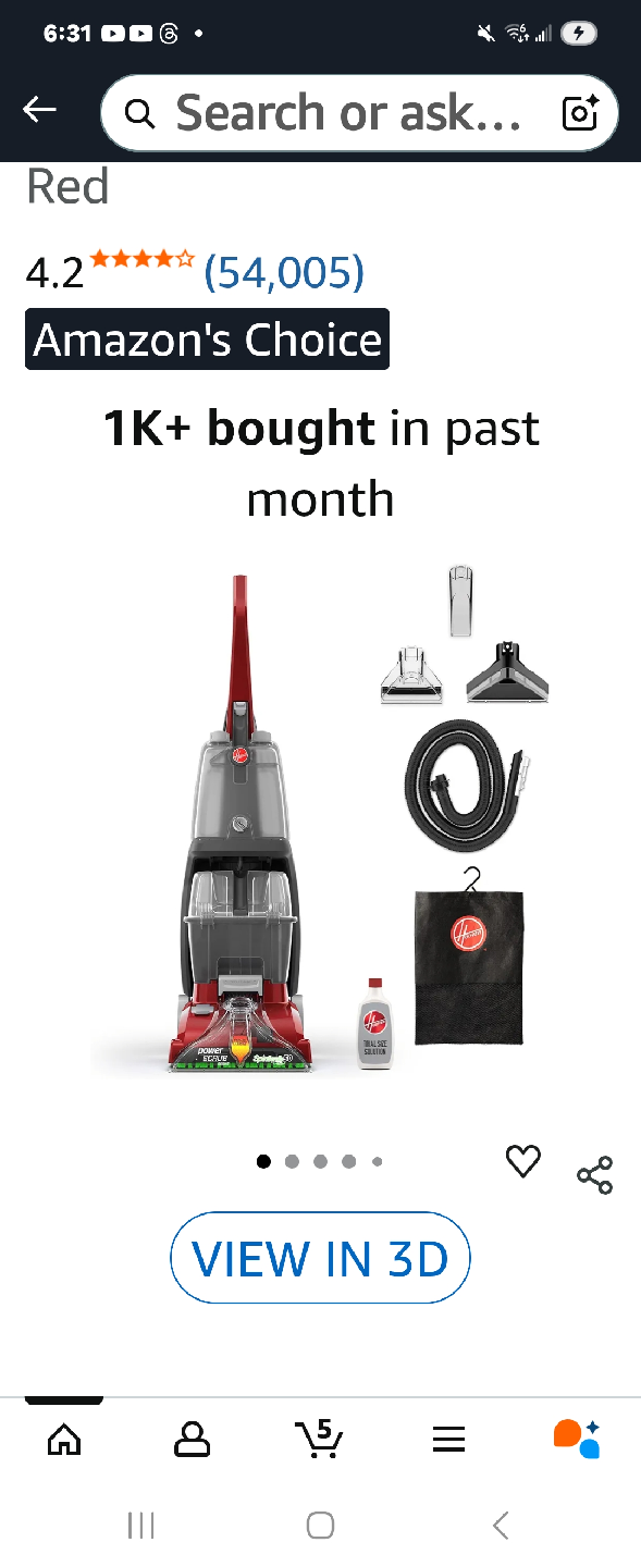 Brand new Hoover,shampooer