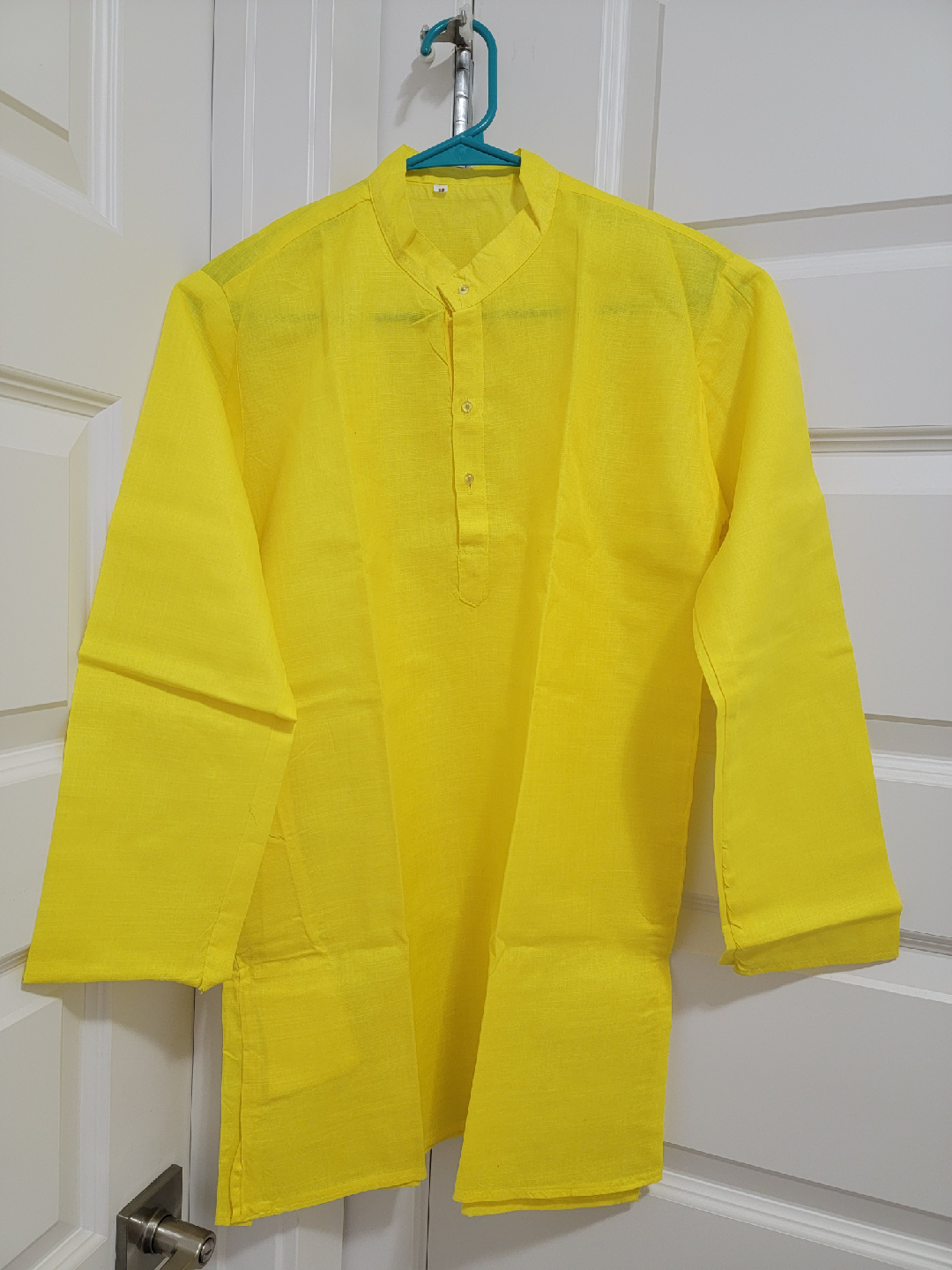 Yellow Kurta Pajama Set brand new - photo 2