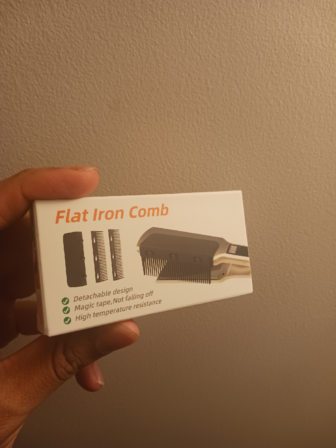 Flat Iron Comb - Hair Straightener
