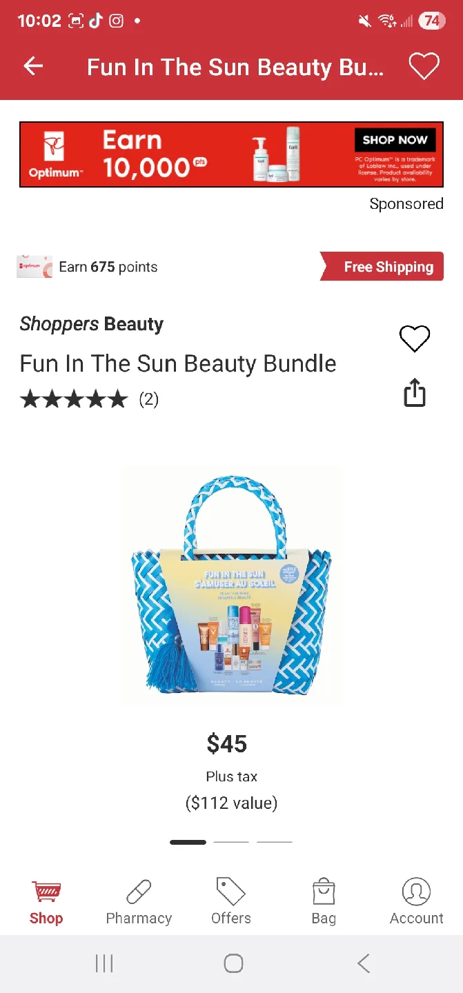 Shoppers Beauty Fun In The Sun Beauty Bundle thumbnail