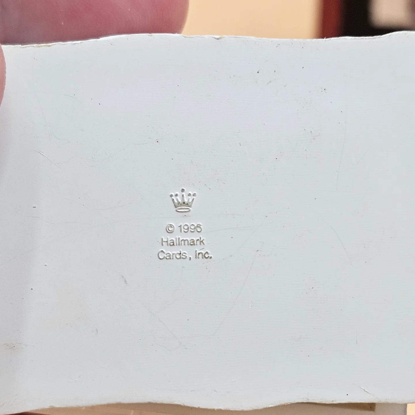 1996 Hallmark Ornament "Come All Ye Faithful" image indicator(9)