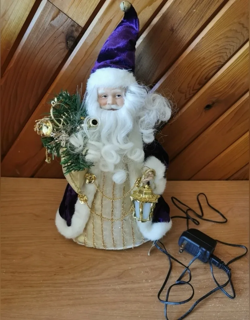 Vintage Fiber Optic Santa thumbnail