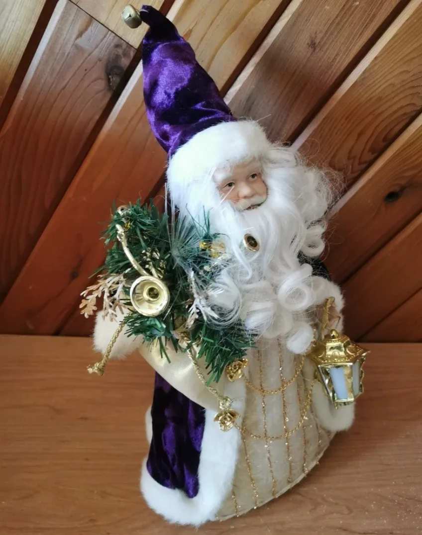 Vintage Fiber Optic Santa image indicator(3)