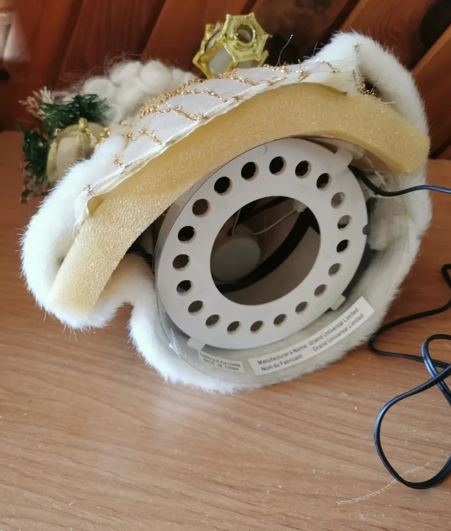 Vintage Fiber Optic Santa image indicator(6)