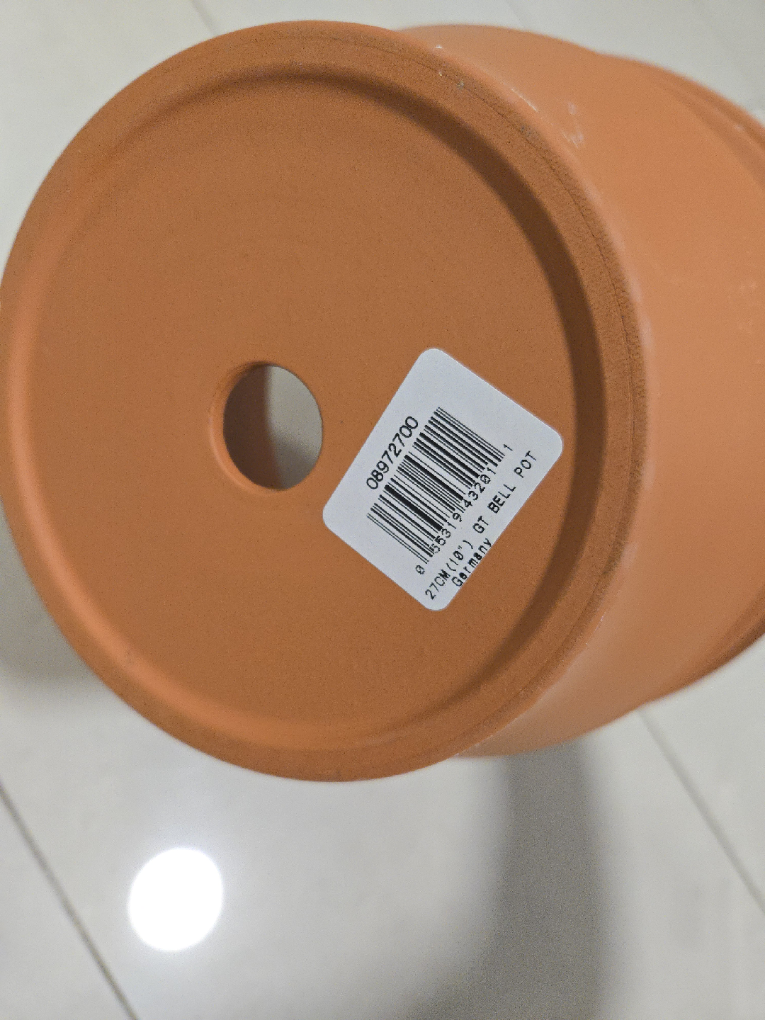 Two 10.5" Terracotta Clay pots - photo 3