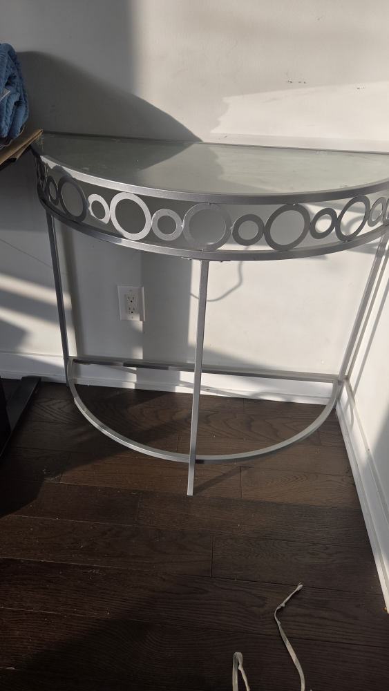 Silver Console/Entry Table