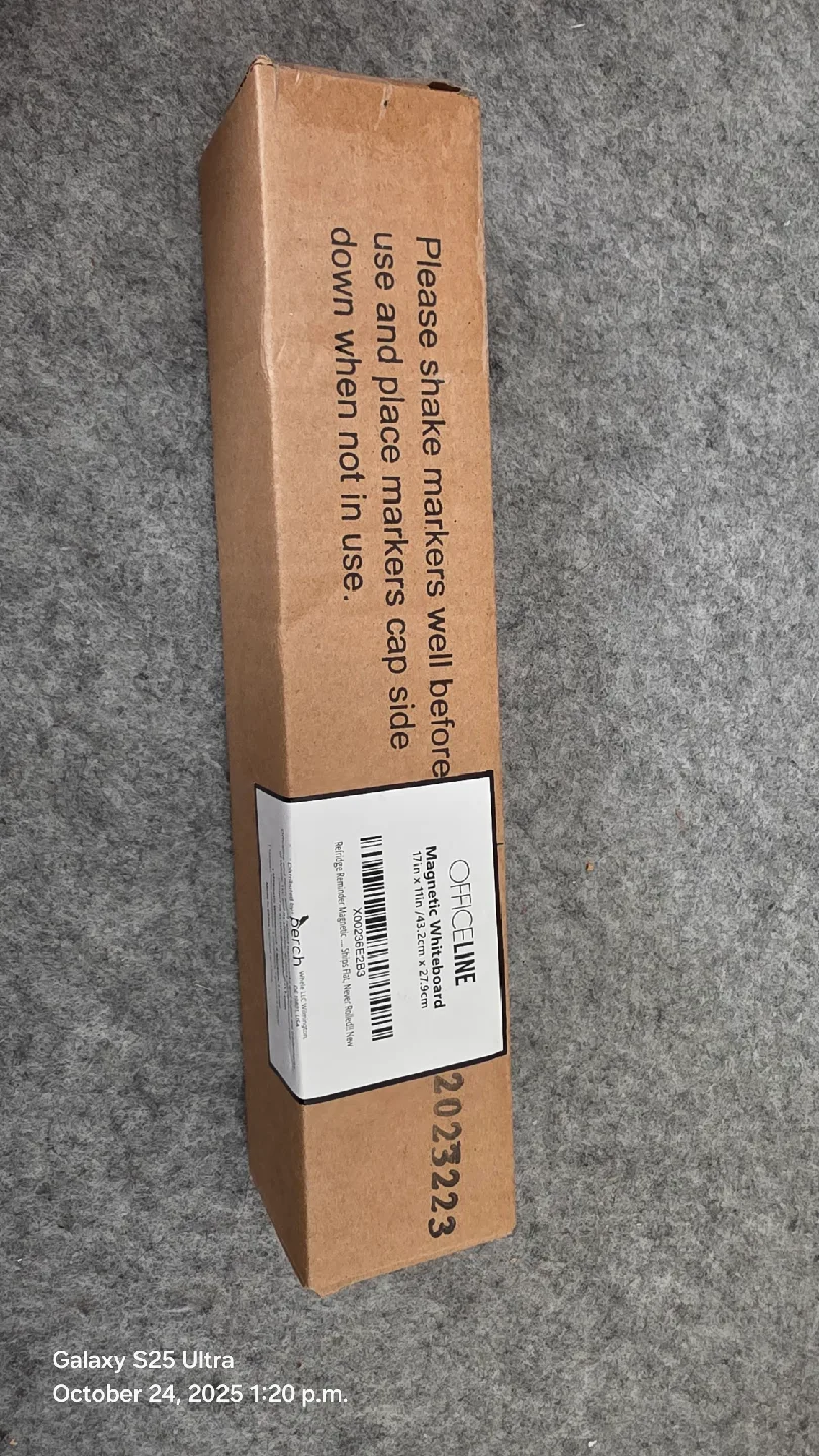 OFFICELINE Magnetic Whiteboard 17x11in - NEW! image indicator(3)