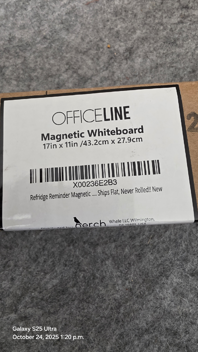 OFFICELINE Magnetic Whiteboard 17x11in - NEW! - photo 5