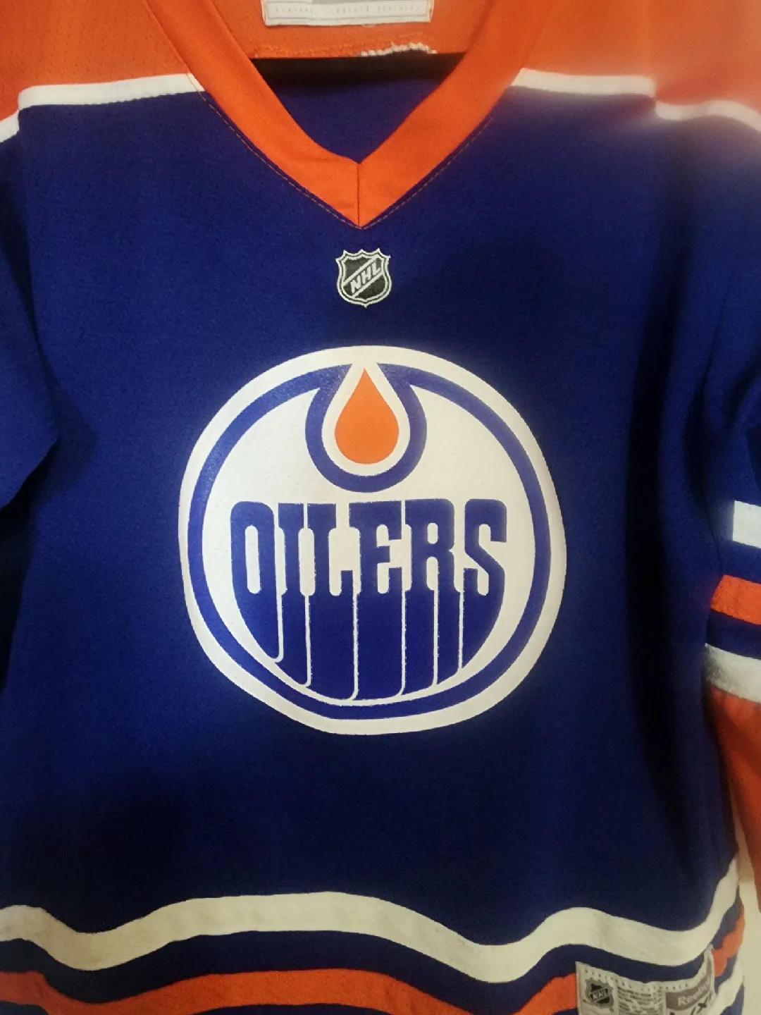 Reebok Edmonton Oilers Hall #4 Jersey Youth L/XL) image indicator(2)