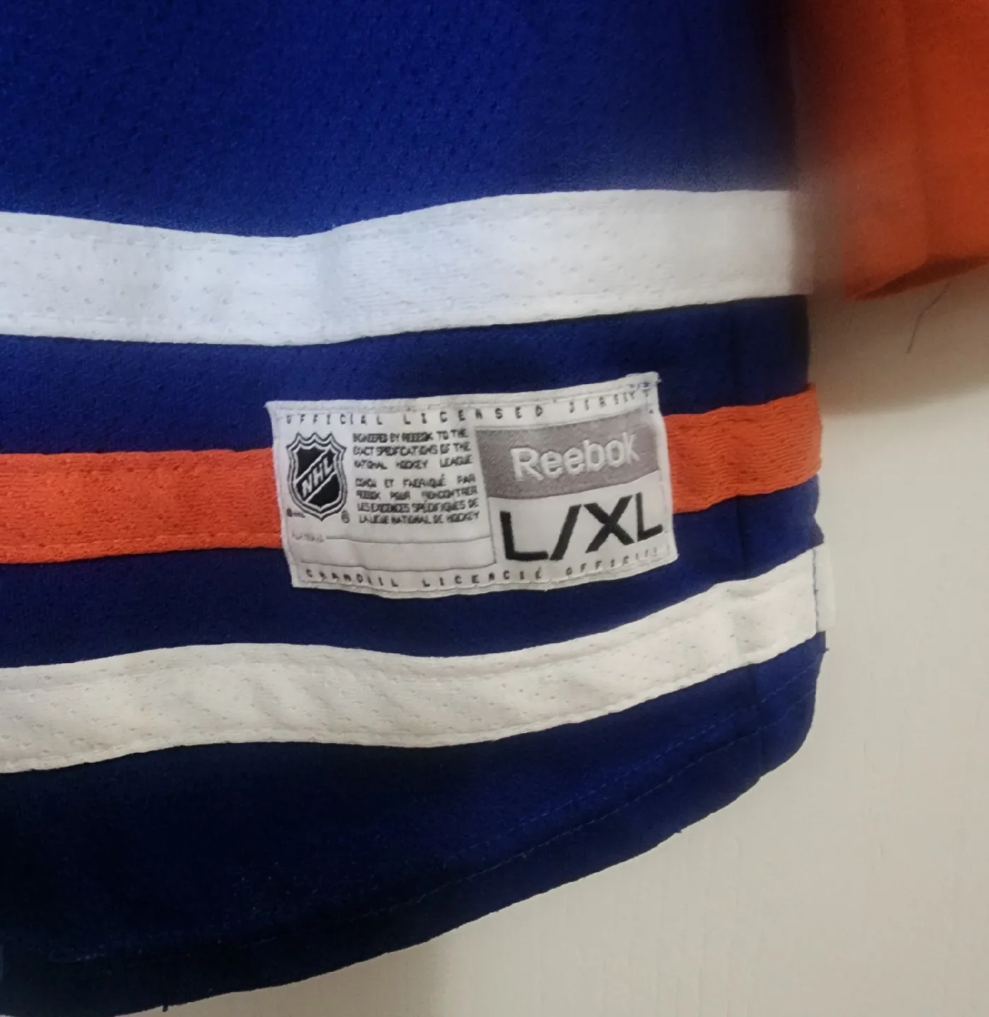 Reebok Edmonton Oilers Hall #4 Jersey Youth L/XL) image indicator(5)
