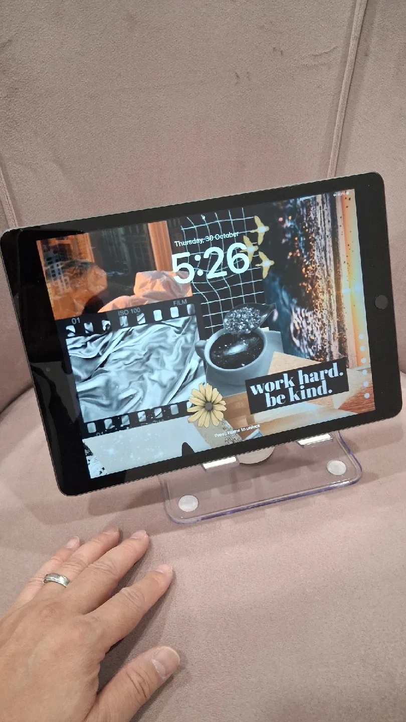 Phone Stand Tablet Holder, 360° Rotatable Acrylic image indicator(6)