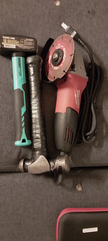 Milwaukee Angle Grinder & Duramax Pro Hammer