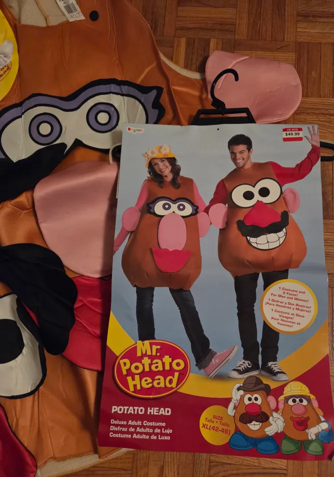 🥕🥕🥕🥕Mr. Potato Head Adult Costume XL (42-46) image indicator(3)
