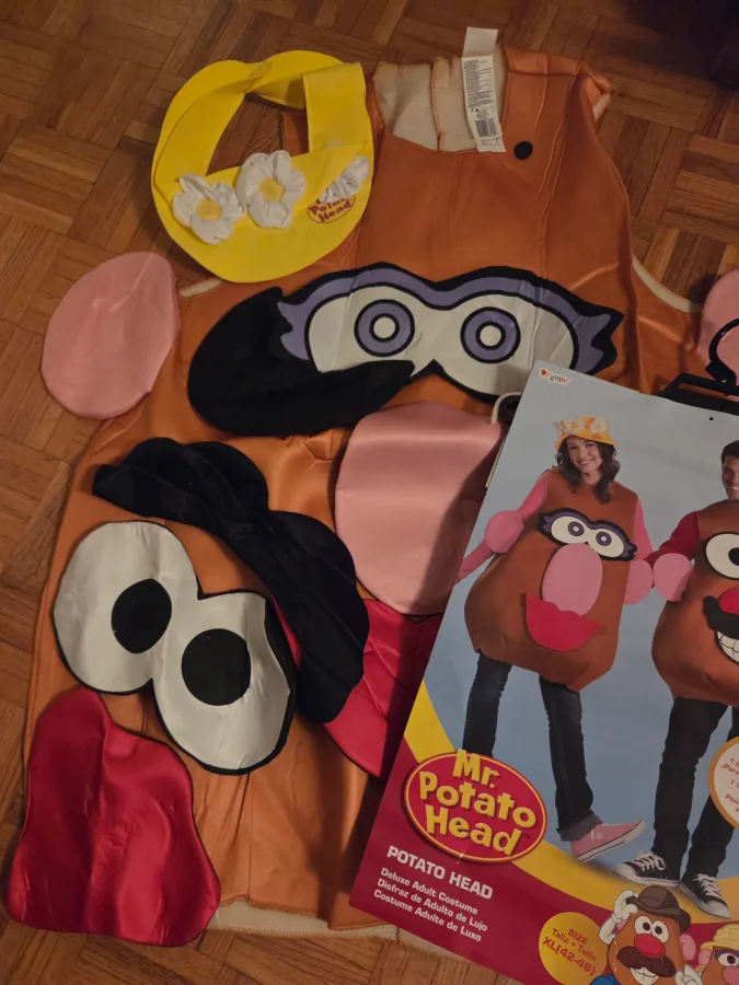 🥕🥕🥕🥕Mr. Potato Head Adult Costume XL (42-46) image indicator(5)