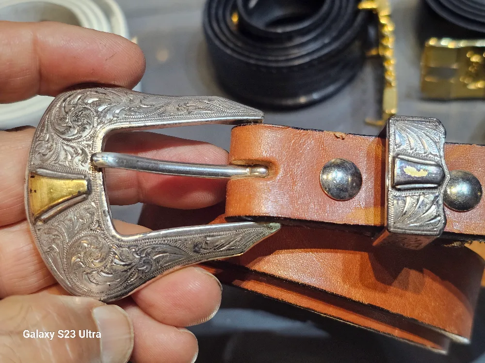 Assorted Designer Belts - Variety of Styles & Buckles image indicator(9)