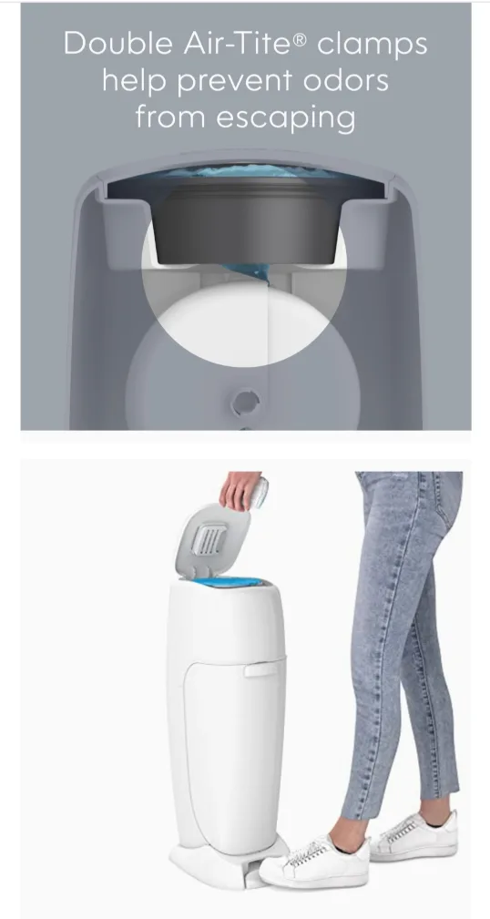 Diaper Genie Complete Pail with 8 Refills & Carbon Filter image indicator(3)