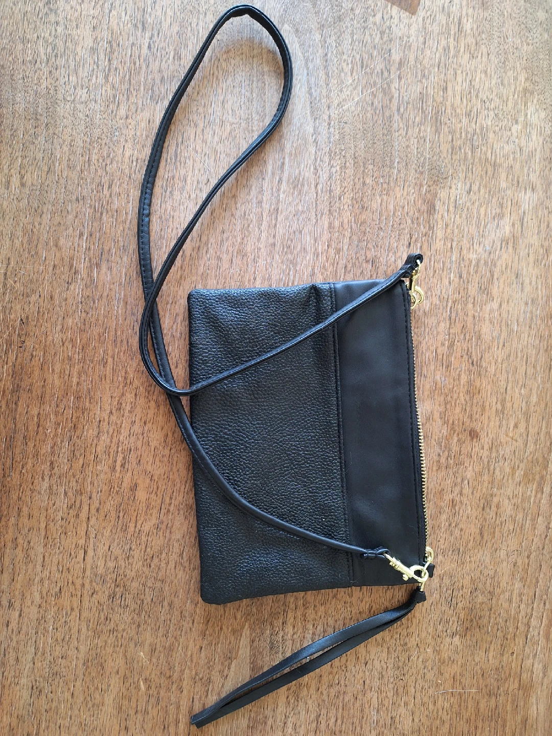 Genuine Leather Black Crossbody Bag - photo 3