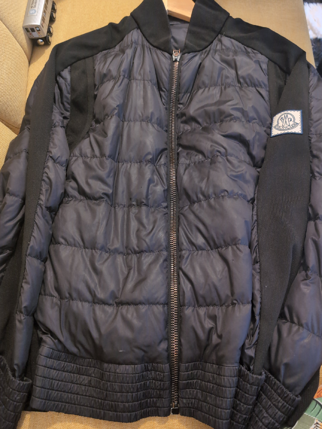 Moncler Gamme Bleu Black Padded Jacket