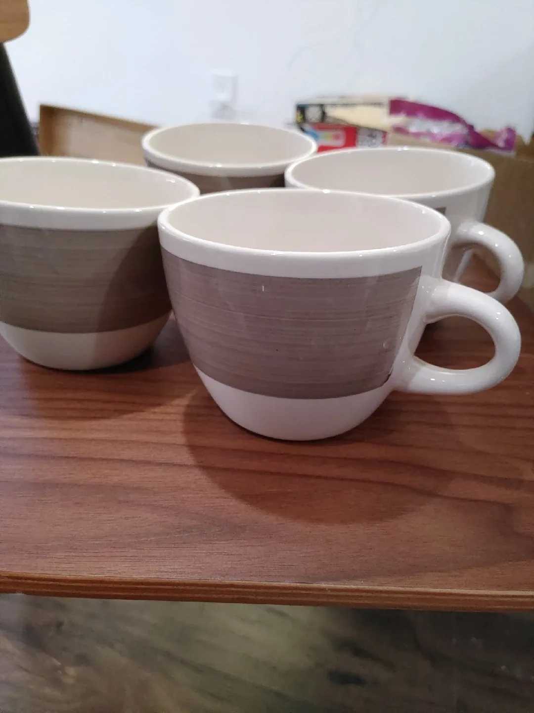 🧡BRAND NEW! FOUR LARGE COFFEE MUGS image indicator(3)